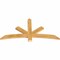 Ekena Millwork Alberta Rough Sawn Timber Gable Bracket, Western Red Cedar, 60"W x 30"H x 2"D x 4"F, 12/12 Pitch GBW060X30X0204ALB00RWR - alternate 2